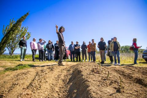 Une journée de découverture de l'agriculture durable dans l'Aude.
