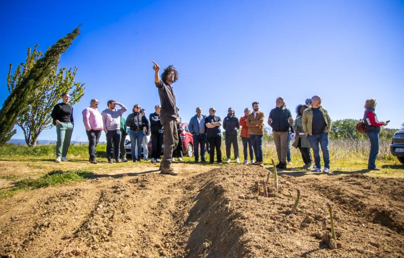 Une journée de découverture de l'agriculture durable dans l'Aude.