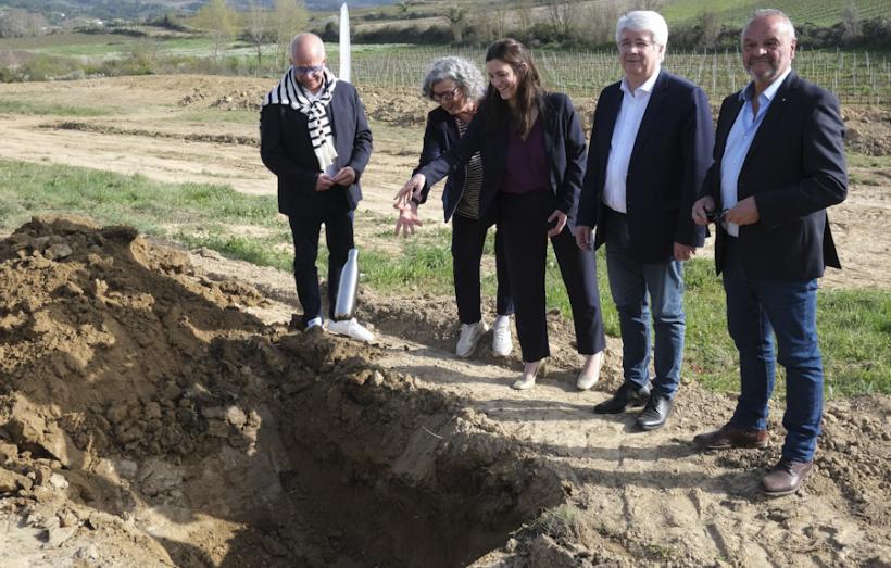 Lancement du chantier de l'éco quartier de Couffoulens dans l'Aude