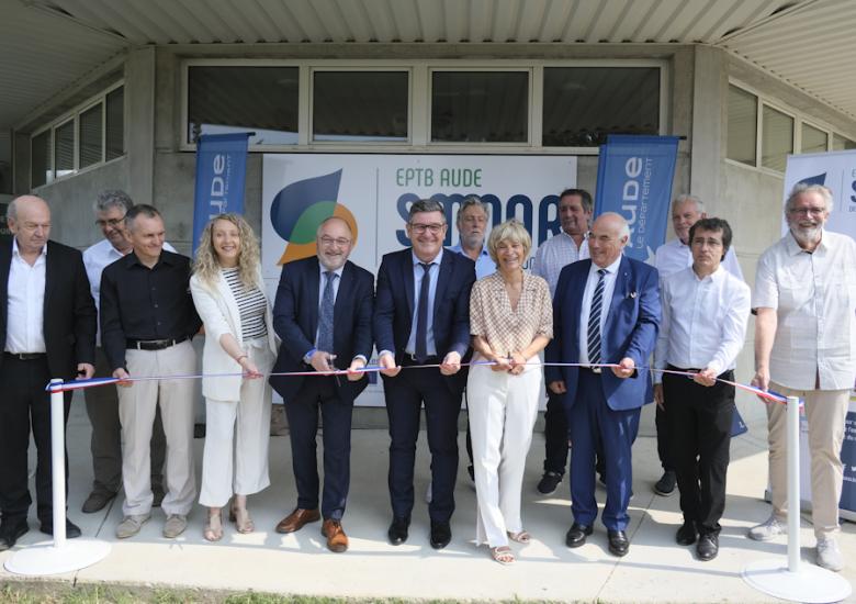 Le lancement du PAPI 3 a été l'occasion d'inaugurer les nouveaux locaux du Smmar, désormais situés avenue Claude-Bernard à Carcassonne, en lieu et place de l'ancien pôle d'échange scolaire.